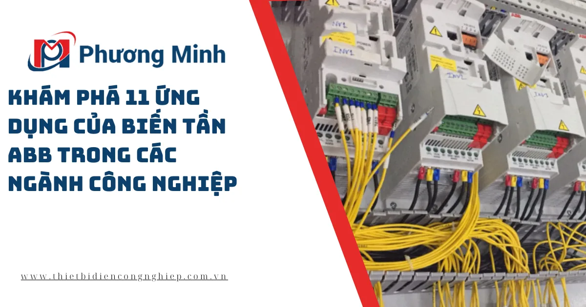 Khám phá 11 ứng dụng của biến tần ABB trong các ngành công nghiệp