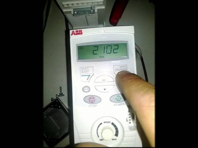 Cài đặt tham số vận hành phù hợp cho biến tần ABB. 