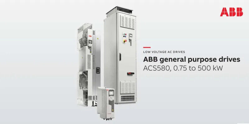 ACS580 là dòng biến tần thuộc phân khúc trung cấp của hãng ABB (Thụy Sỹ).