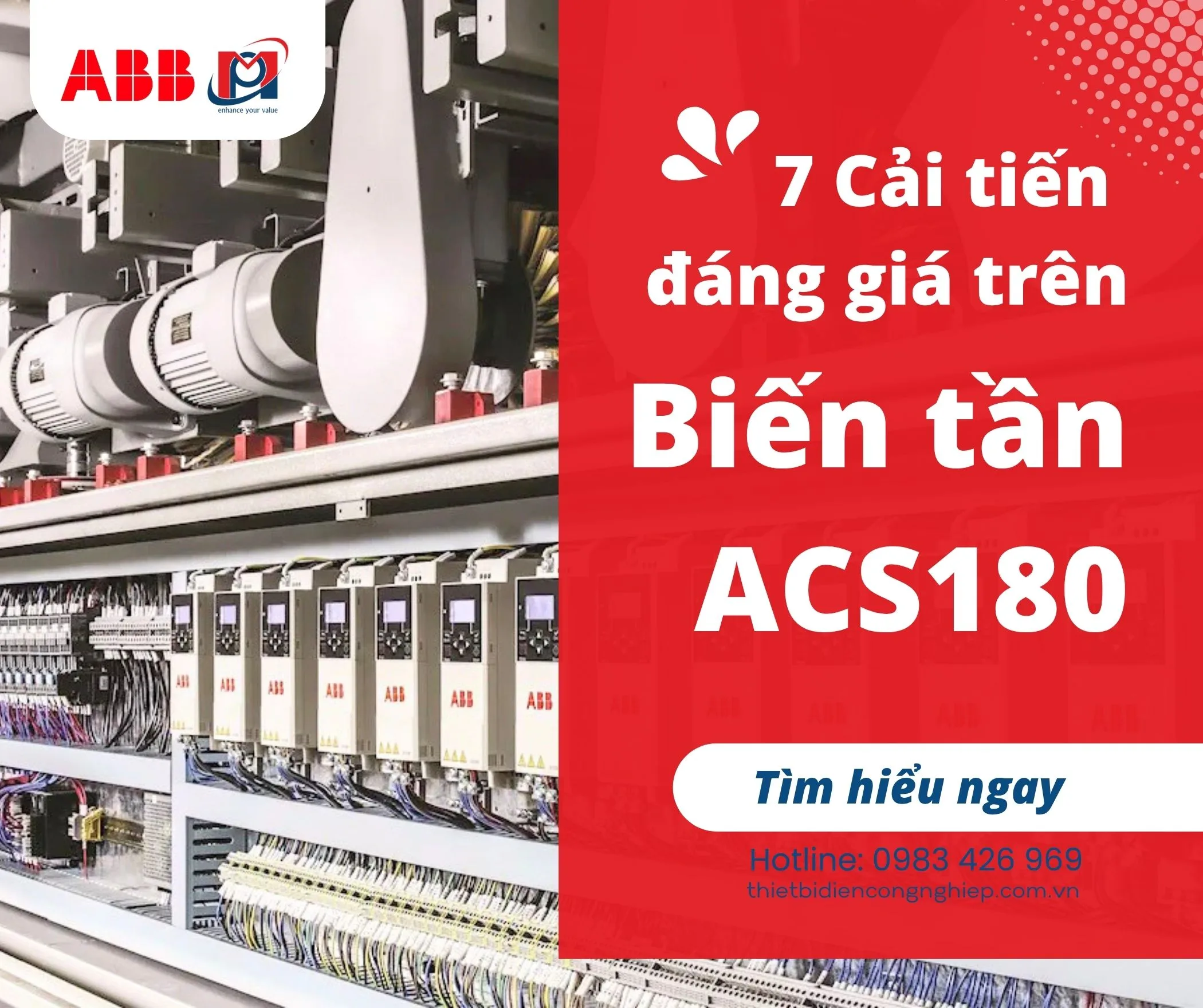7 Cải tiến đáng giá trên Biến tần ACS180