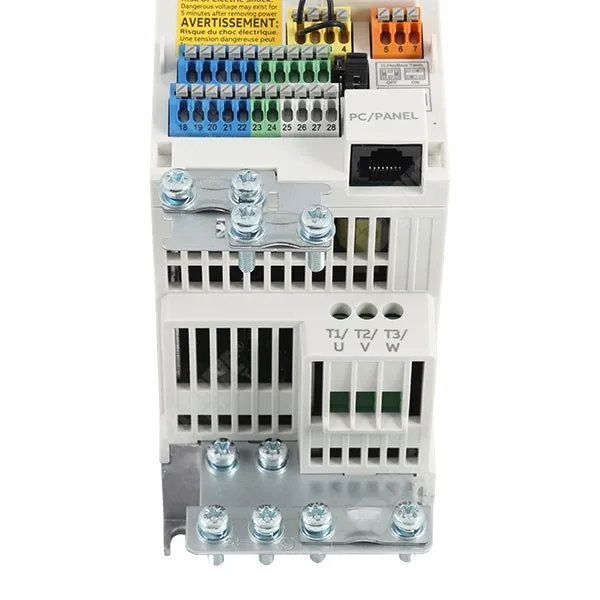 Biến tần ACS180 được trang bị tính năng an toàn nâng cao.