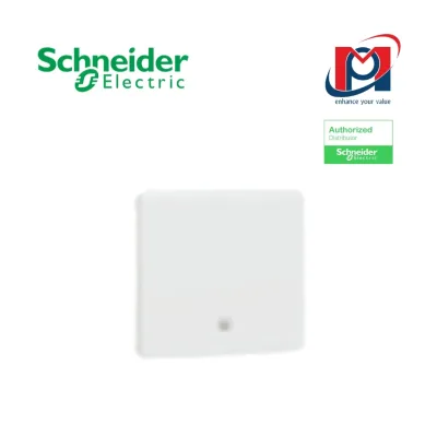 Bộ công tắc đơn 2 cực 20A, có đèn LED Schneider Vivace E KBN31D20N_WE