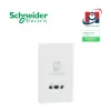 Bộ ổ cắm dao cạo râu 115V:240V Schneider Vivace E KBNT727V_WE