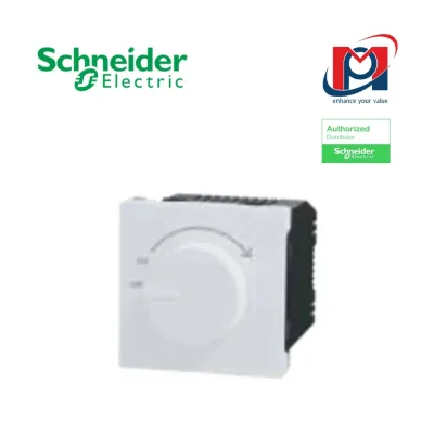 Công tắc điều chỉnh độ sáng với núm xoay Schneider Miluz E M3TSDM_WE