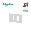 Mặt che 2 thiết bị Schneider Miluz E M3TS01XS_WE - Màu trắng | Chính hãng