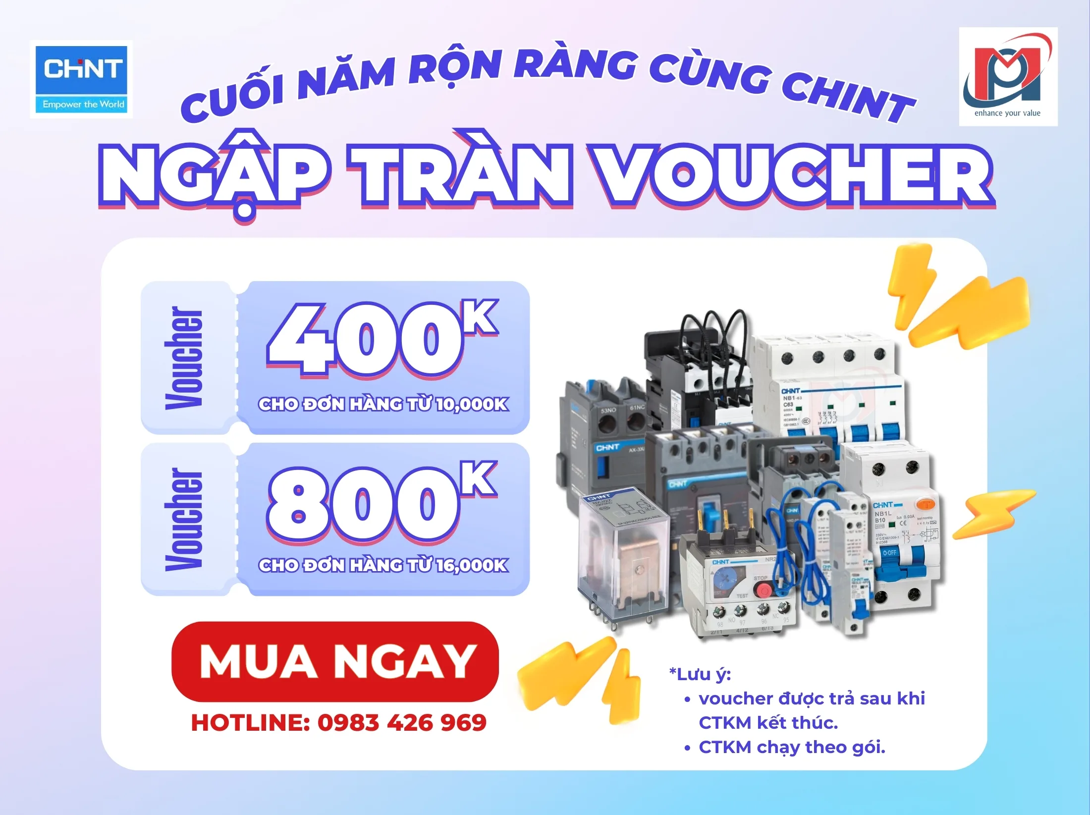 CUỐI NĂM RỘN RÀNG – RINH QUÀ CÙNG CHINT