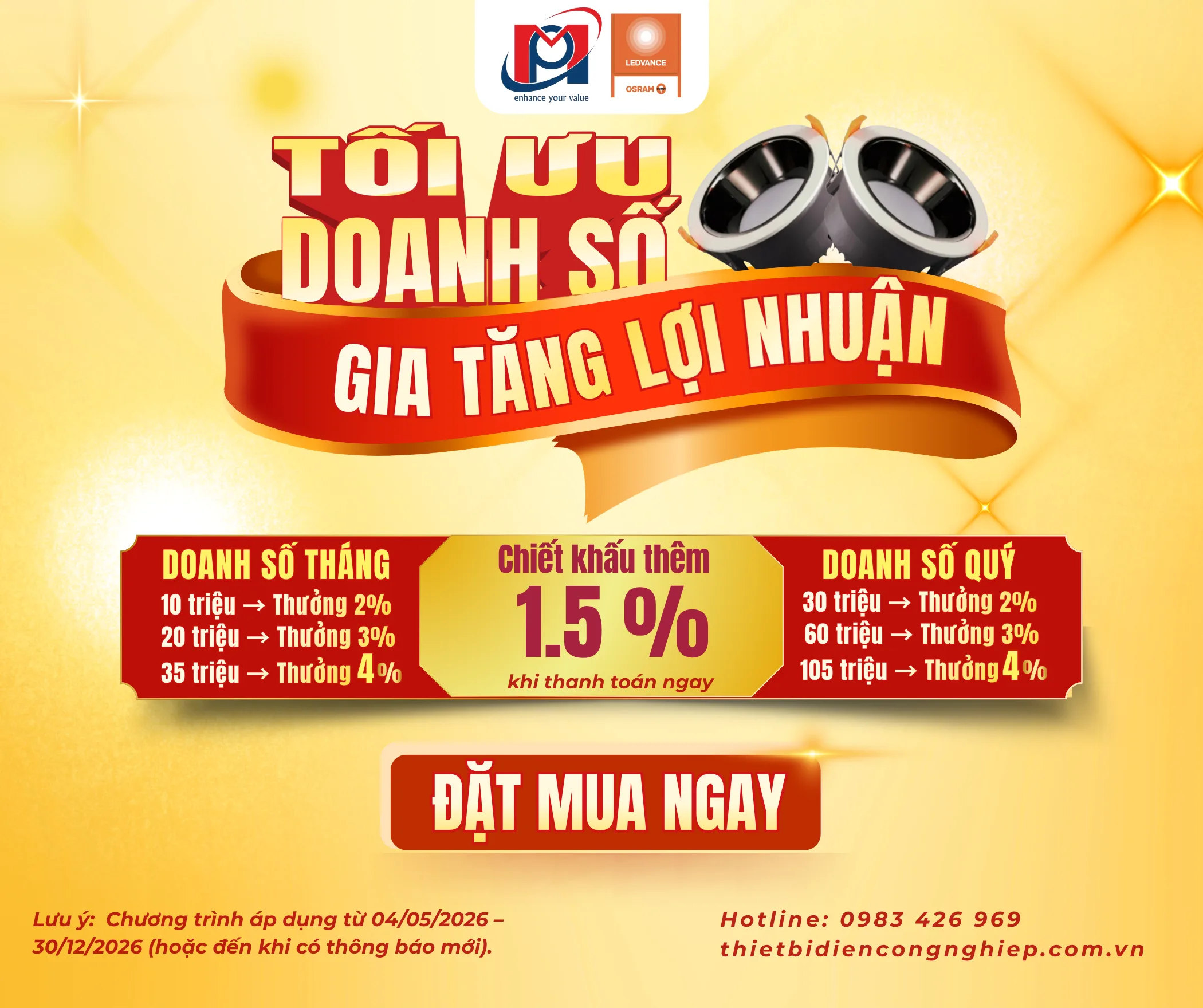TỐI ƯU DOANH SỐ, GIA TĂNG LỢI NHUẬN CÙNG OSRAM